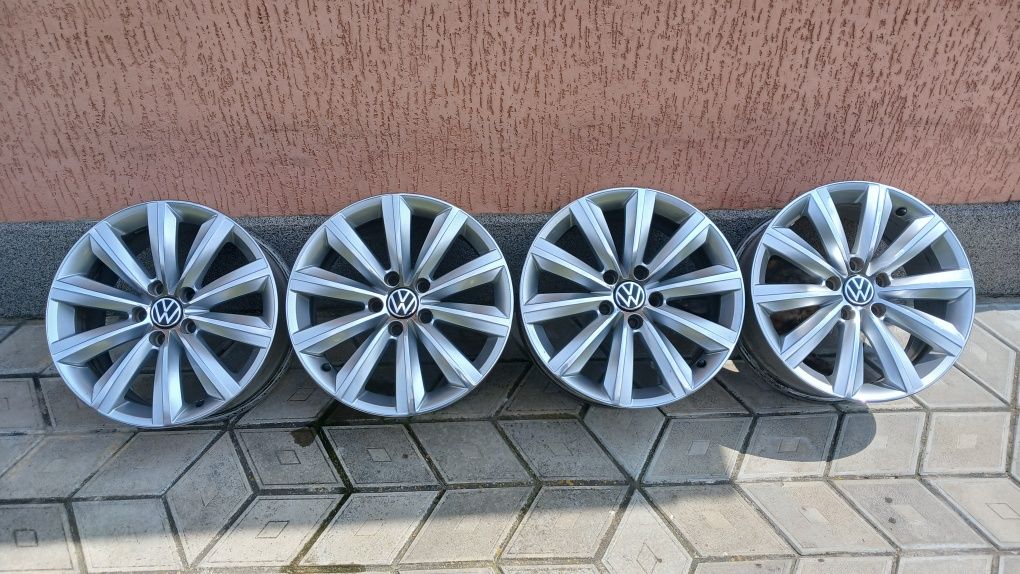 Оригінальні диски титани VW Passat 5/112 R17 vag