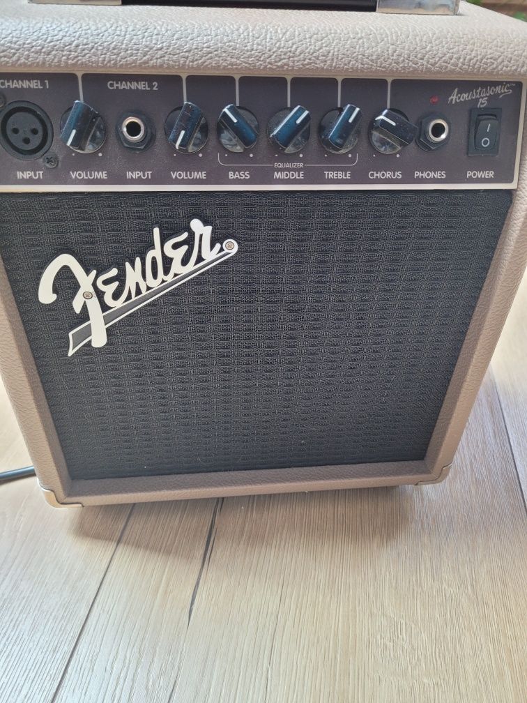 Fender Acoustasonic 15 wzmacniacz gitarowy i do wokalu akustyczny