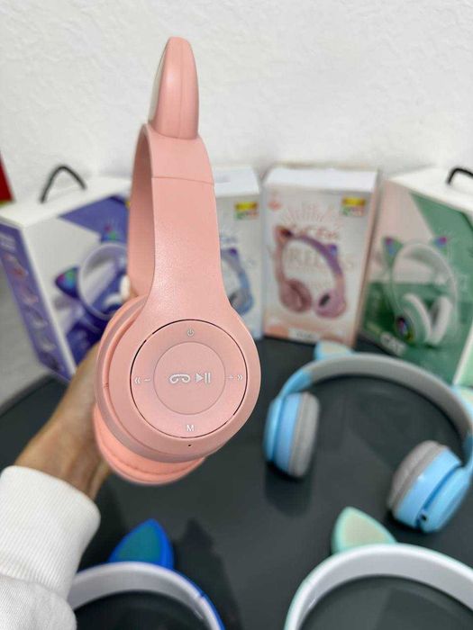 Бездротові БЛЮТУЗ навушники! Навушники з підсвіткою! + МІКРОФОН.