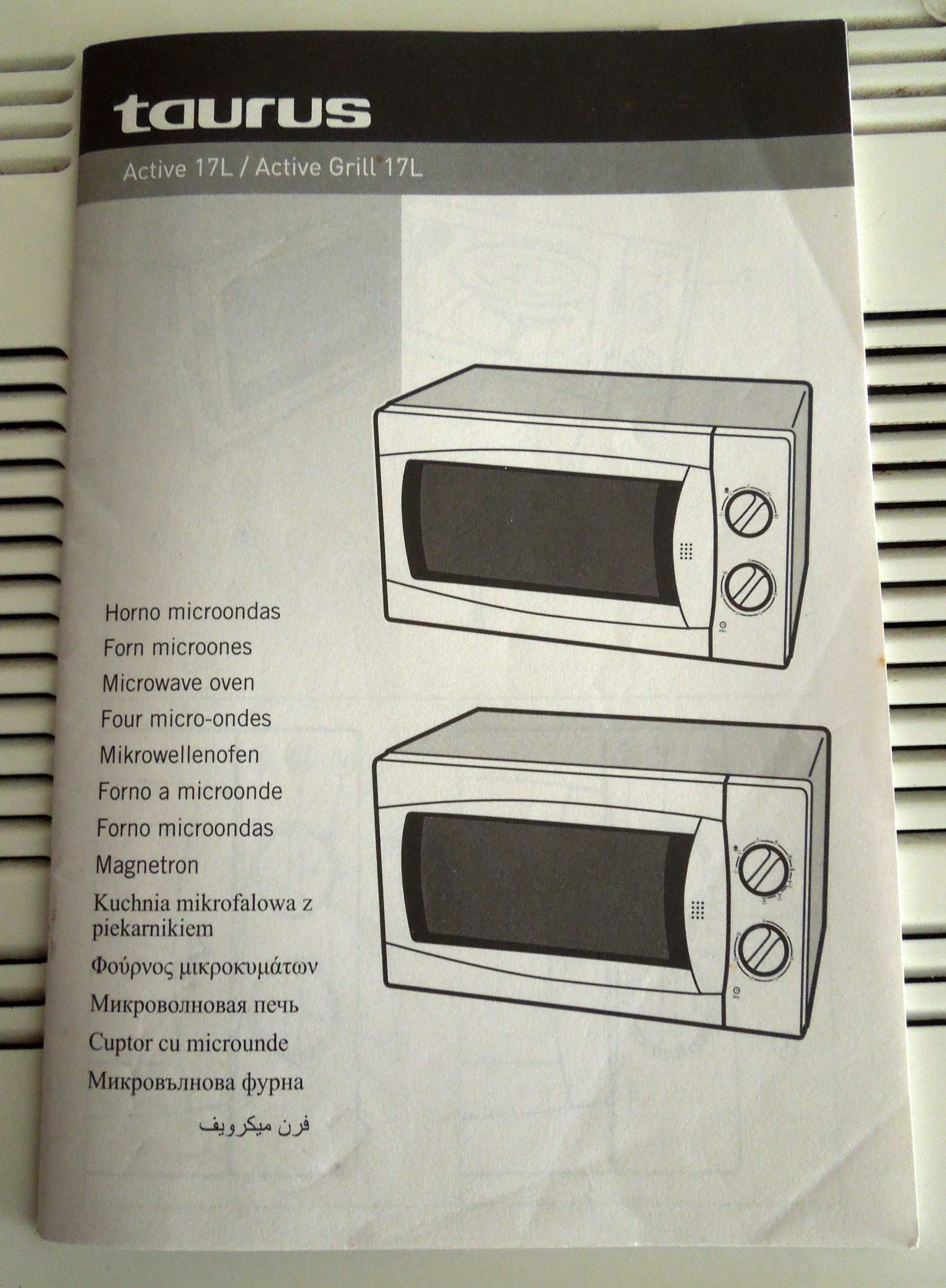 Microondas com Grill - Taurus Active Grill 17L