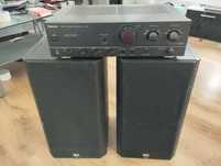 Wzmacniacz Technics plus kolumny HECO
