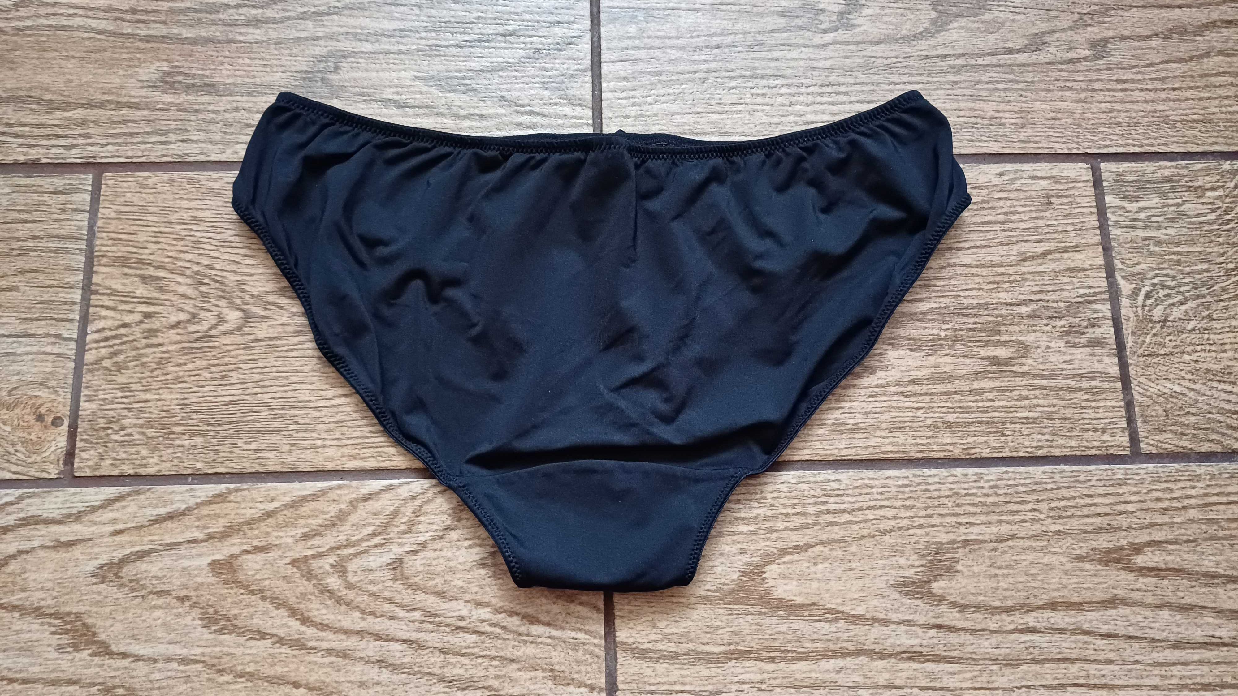 2 x czarne majtki Petite Fleur oraz Hunkemöller r. L# zestaw