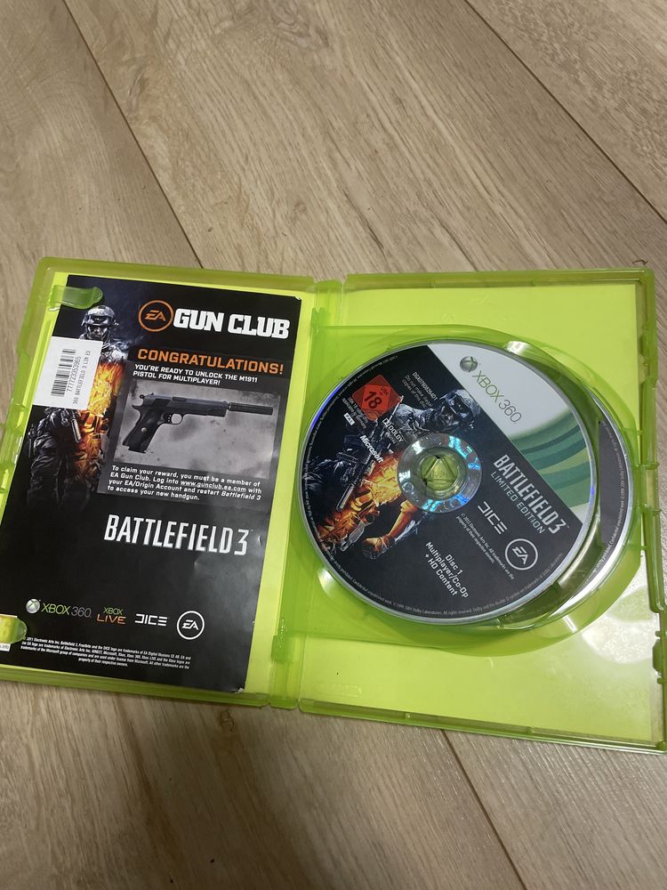Gry na xbox360 battlefield3 limited edition, nfs the run, star wars