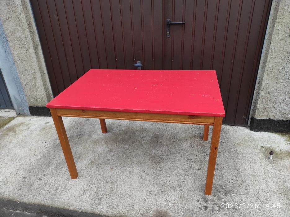 [używany] stół sosnowy do kuchni/jadalni Ikea