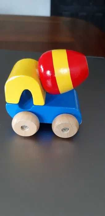 Dzień Dziecka Samochodzik drewniany betoniarka