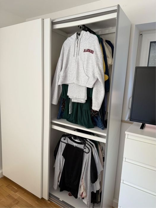 guarda vestidos branco do ikea