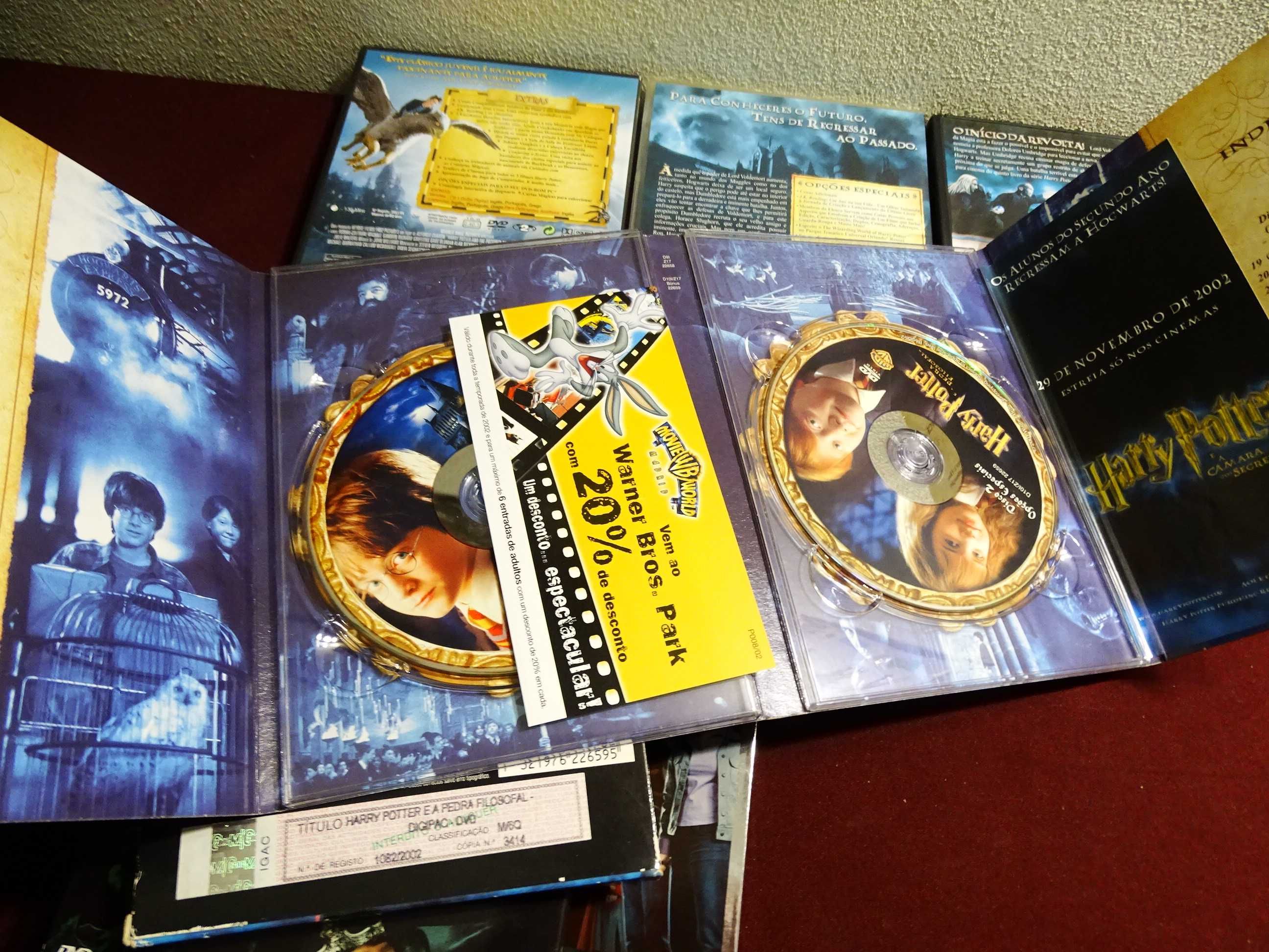 Harry Potter/Conjunto de DVDs edições especiais-5 euros cada artigo