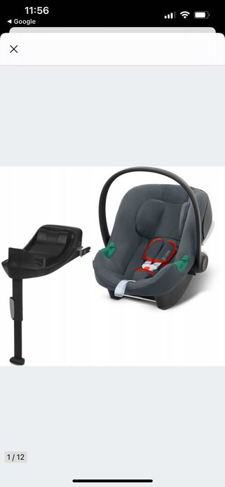 Fotelik samochodowy CYBEX z bazą Aton B2 i-Size + Base One