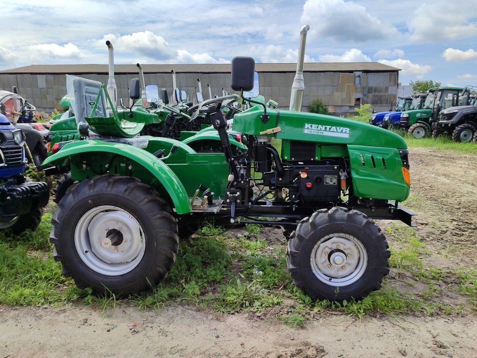 Трактор ременной Кентавр 160ВН + фреза и плуг