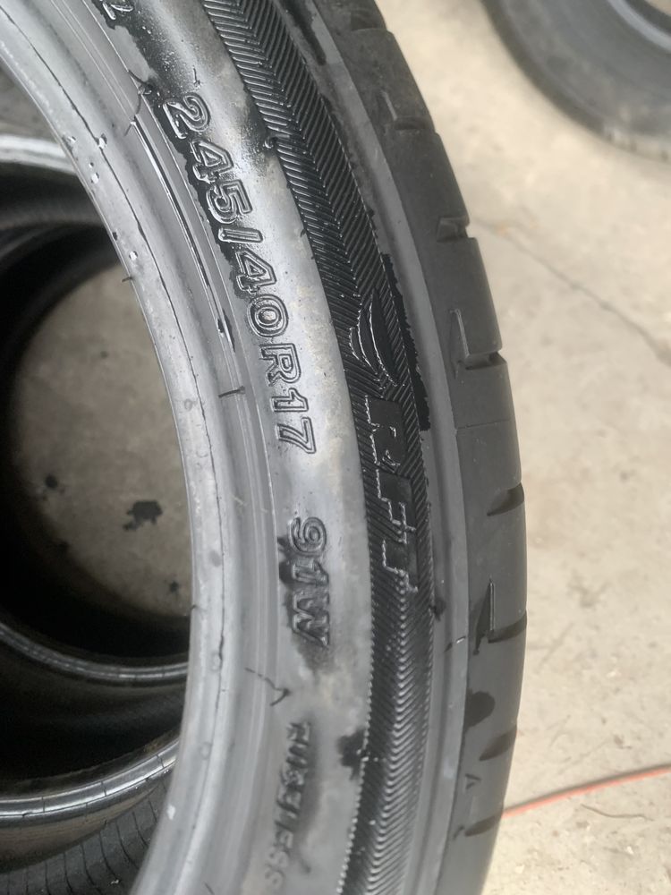 245/40r17 bridgestone potenza s001 rsc run flat para