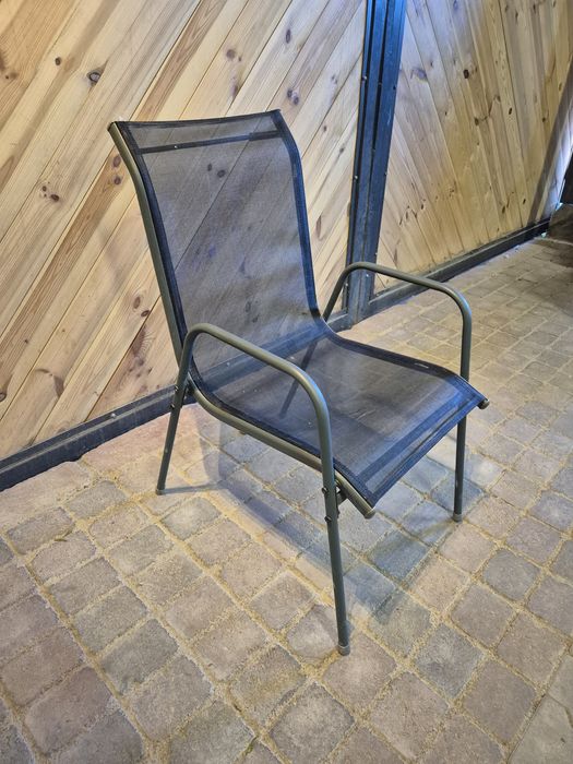 19szt Krzesło tarasowe metalowe z siatką | Ogród | Leżak | Taras |