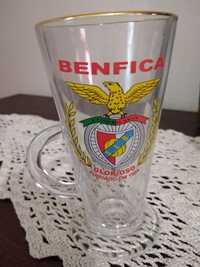 Caneca grande de vidro sport Lisboa e Benfica só 3€