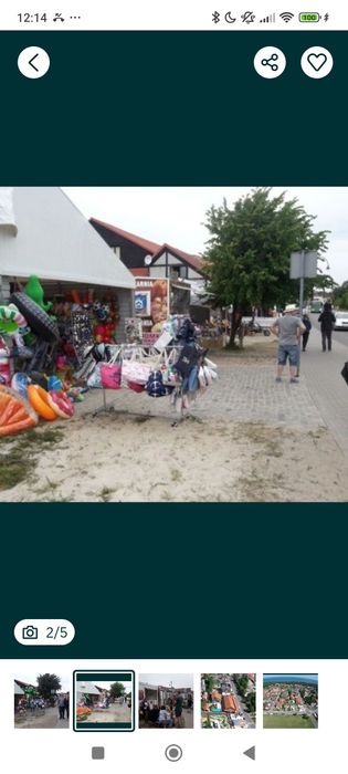 Plac handlowy pod foodtraki oraz inną działalność do wynajęcia w Łebie