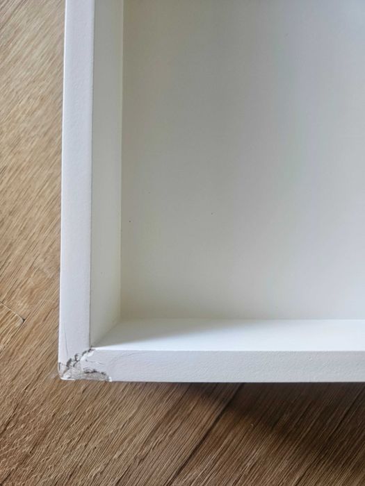 Hanobe Taca do Serwowania 52x52 cm na Otomanę Biała, Dekoracyjna