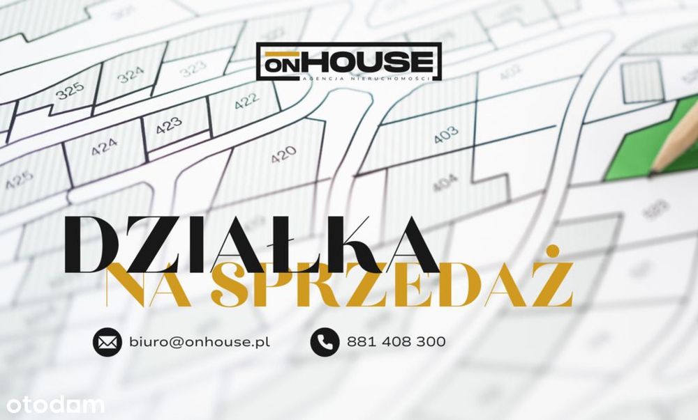 Działka budowlana 18 arów – Hyżne