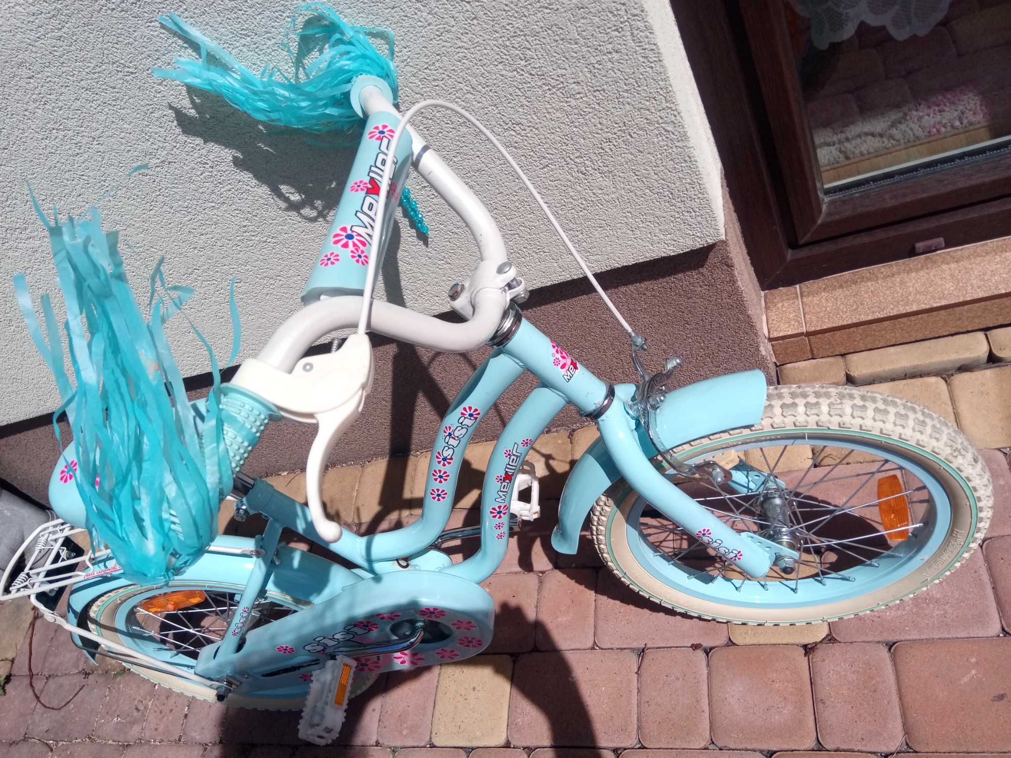 Rower dla dziewczynki niebieski 3+