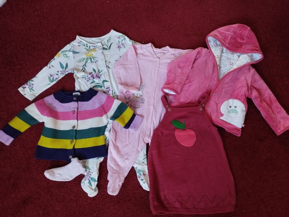 Пакет на дівчинку 3-6 міс  набір речей для новонародженого