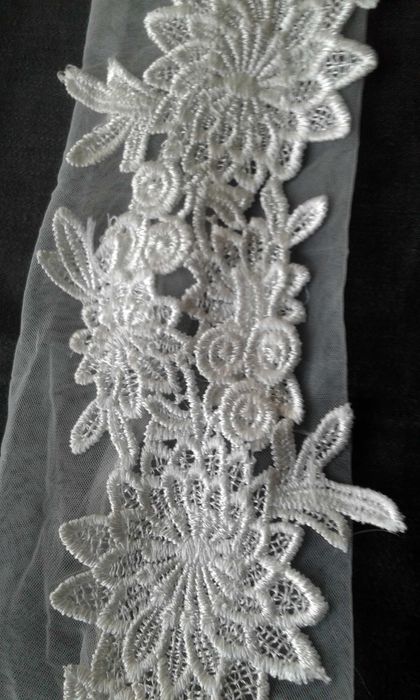 Свадебные кружевные митенки-перчатки на один палец, новые