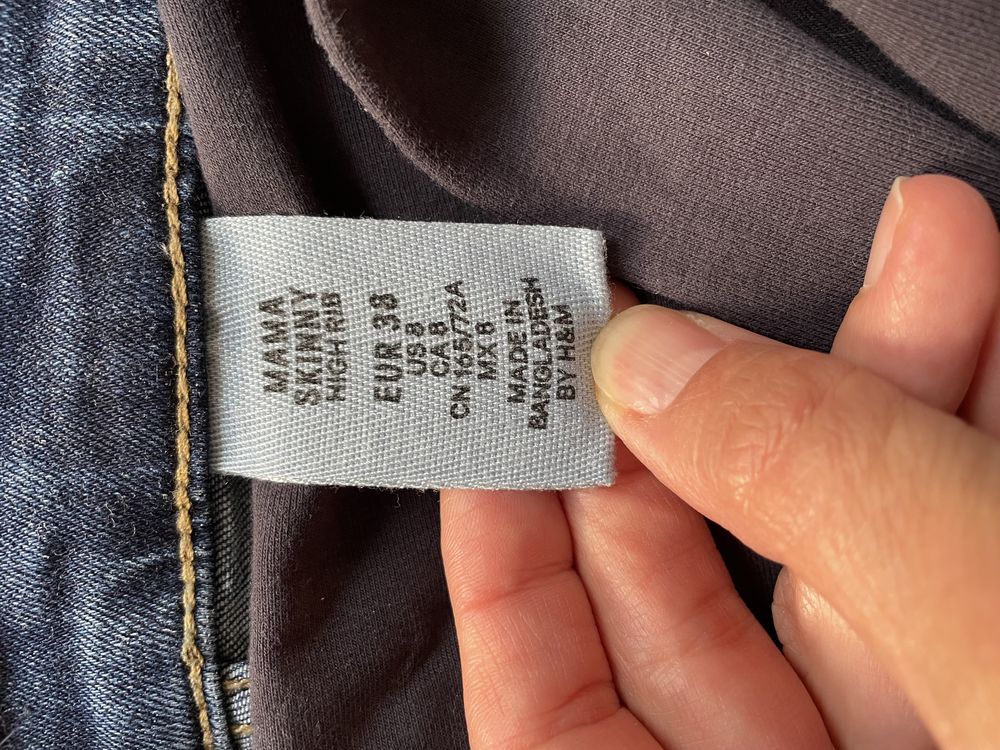 Spodnie jeansowe ciążowe H&M