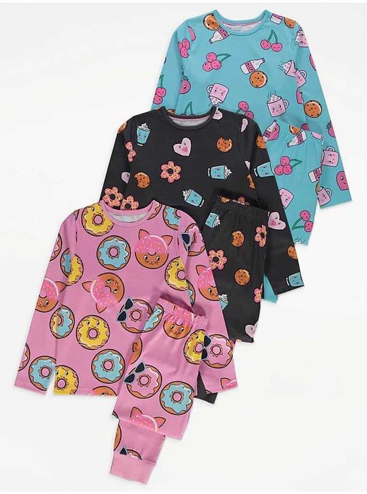 3 pack piżamy George 5-6 lat/ 110-116 cm Nowe