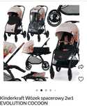 EVOLUTION COCOON 2w1 Kinderkraft wózek wielofunkcyjny z miękką gondolą