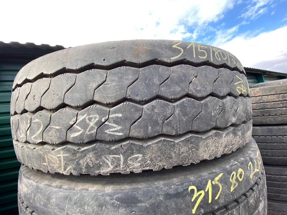 Вантажна шина 315/80R22.5 GITI GT867 (18рік) універсальна вісь 1шт