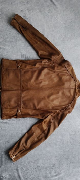 Skórzana kurtka Massimo Dutti