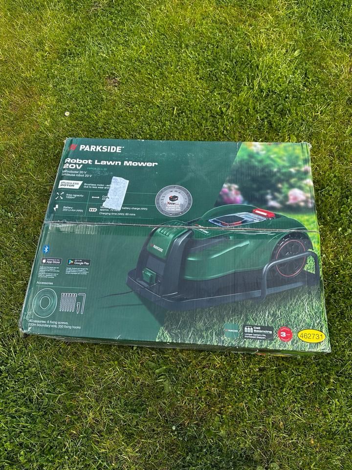Газонокосарка косарка робот parkside 250A1 smart