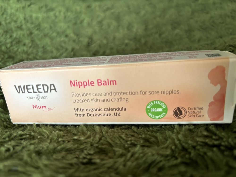 Бальзам для сосків Веледа nipple balm Weleda для груді годування