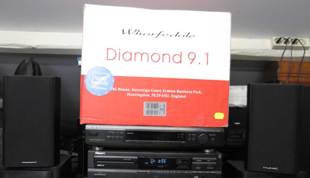 Colunas Hi-Fi - Wharfedale Diamond 9.1 Black