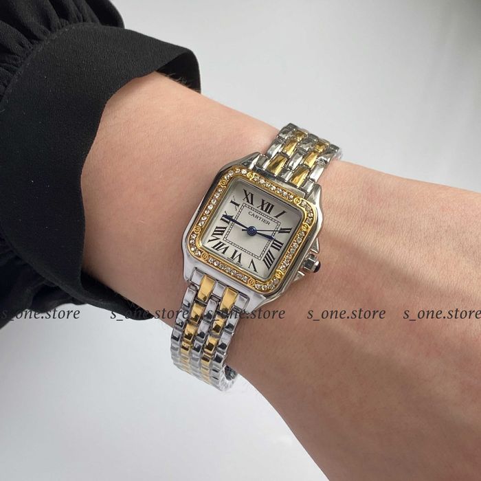 Жіночий годинник картьє, женские часы Cartier Panthere mini