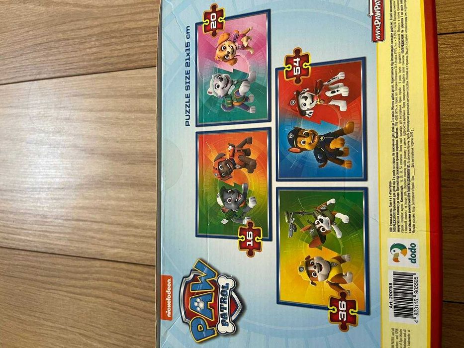 puzzle dodo paw patrol 4 in 1