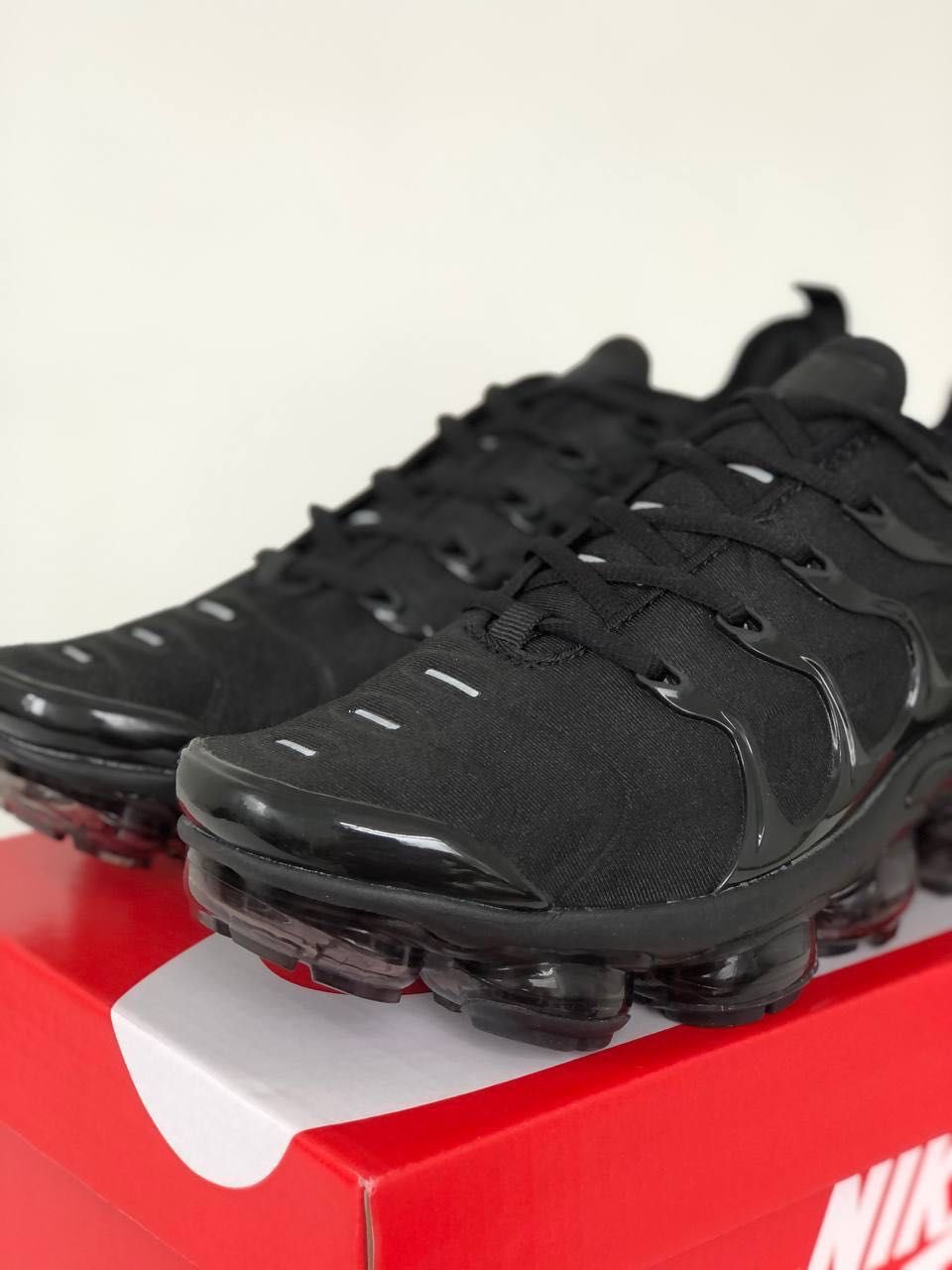 Мужские кроссовки Nike Air Vapor Max Plus black. Размеры 39-45