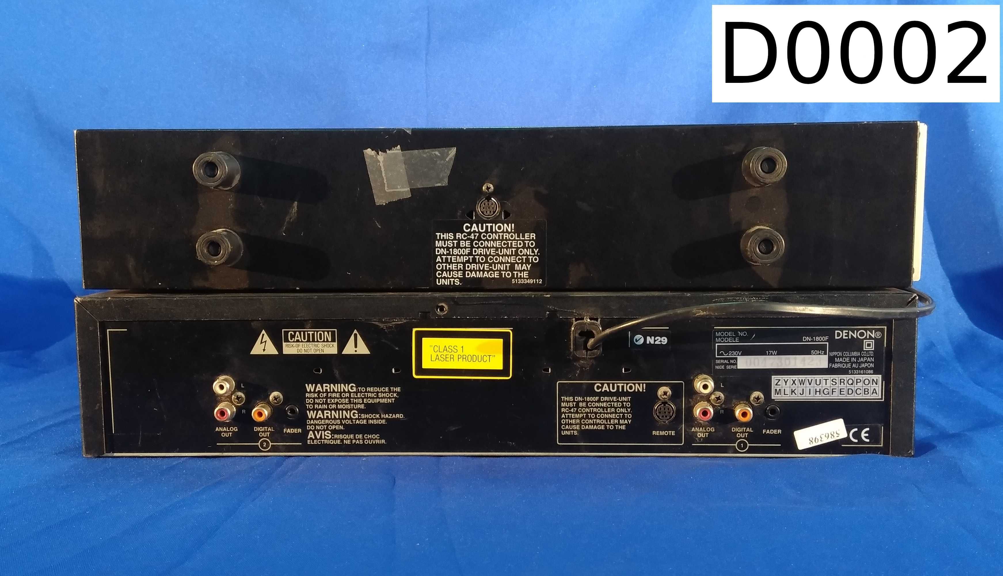 Leitor CD duplo Denon DN-1800f