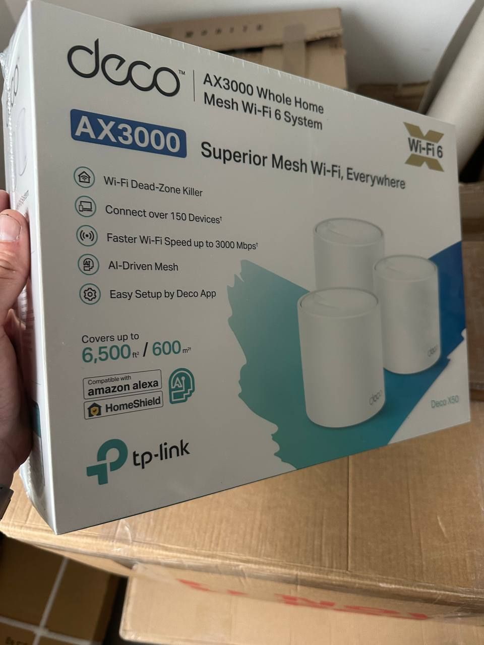 Nowy zaplombowany  Router TP-Link Deco X50 802.11ax (Wi-Fi 6)