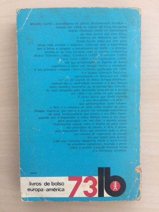 A Mãe, de Máximo Gorki