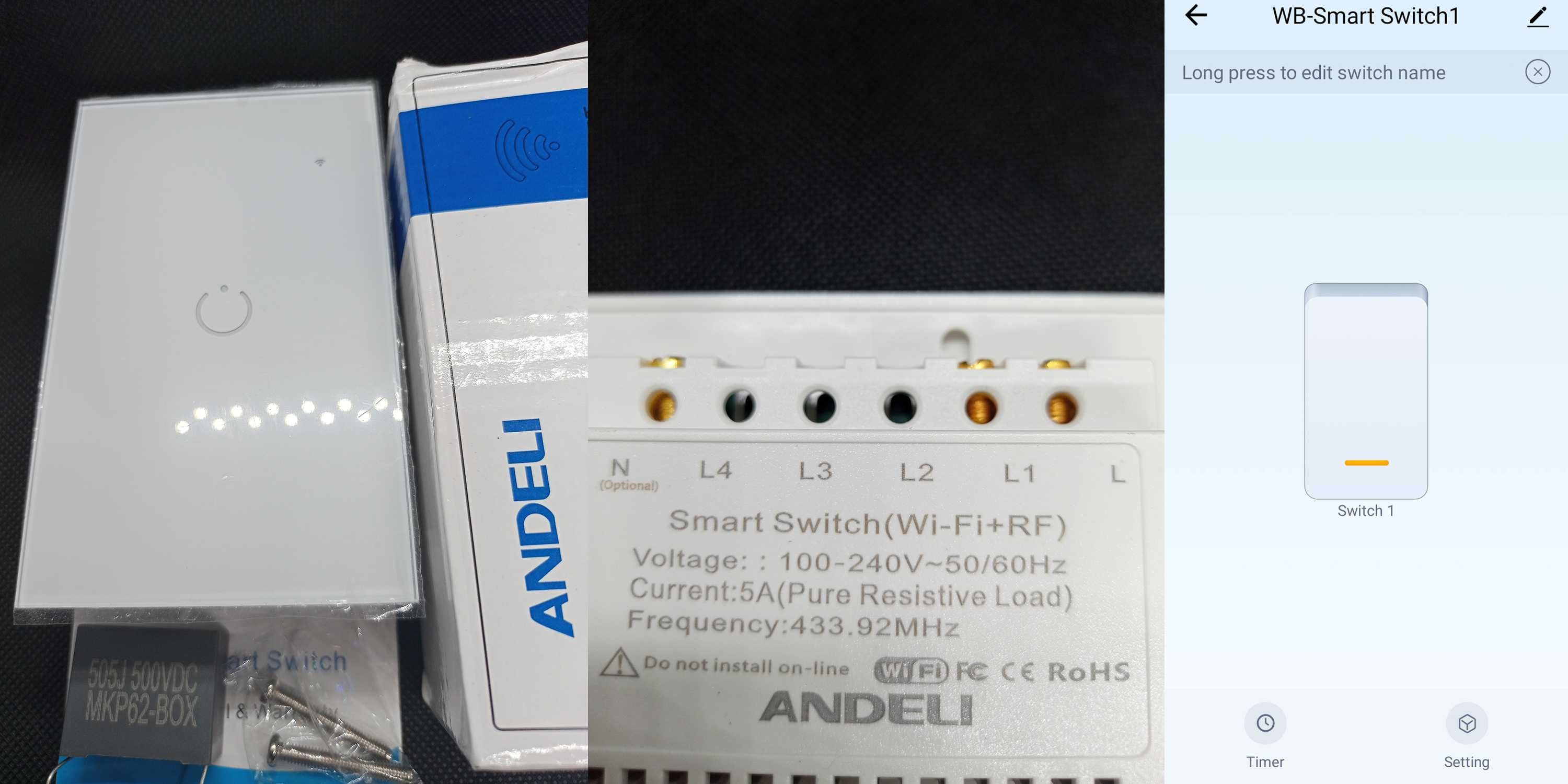 Термостат вимикач Tuya ZigBee WI-FI