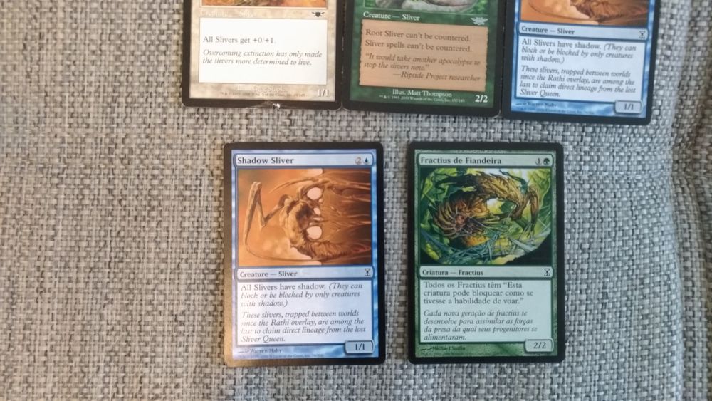 Cartas magic fratius/silver