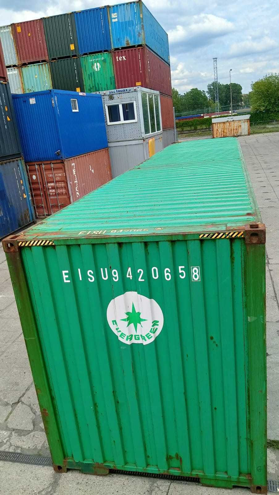 Kontener morski - 12 metrowy, 40 HC - sprzedam-EP