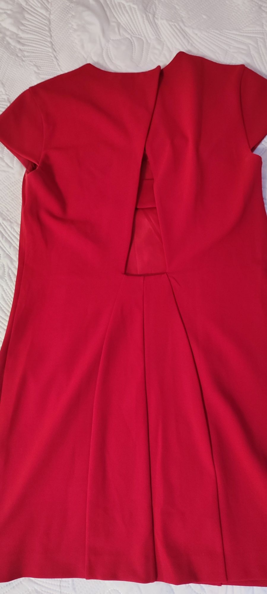 Sukienka damska czerwień soczysta,  MANGO