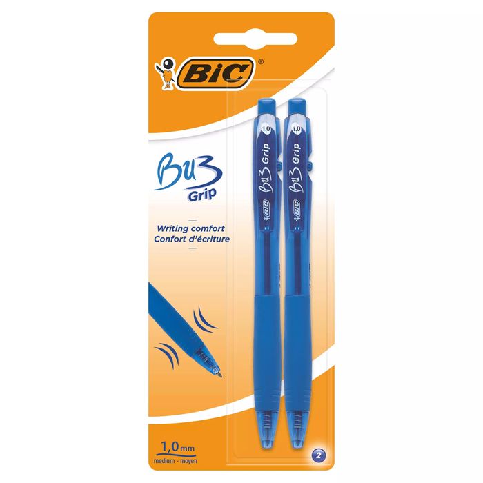 Długopis niebieski Bu3 grip bls 2szt BIC. BIC. Nowy Produkt