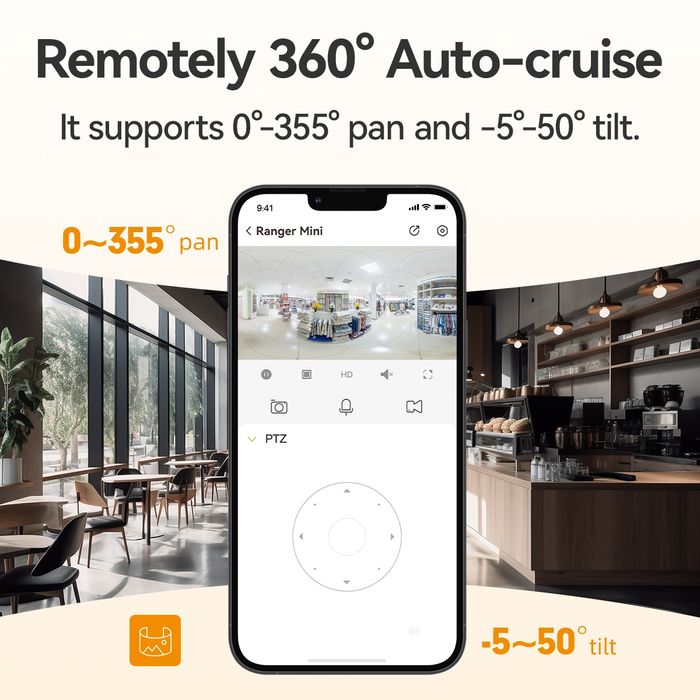 Imou Ranger Mini 5mp 3mp PTZ 360 камера відеонагляд відеокамера наблюд
