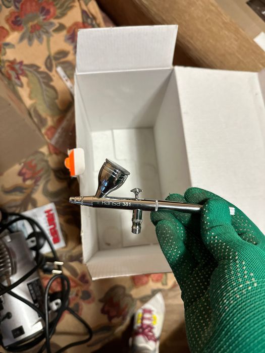 Компресор з аерографом