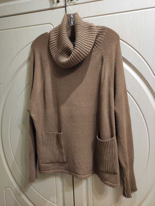 Світер-гольф светр оверсайз з високою горловиною, р.52-54/EU44