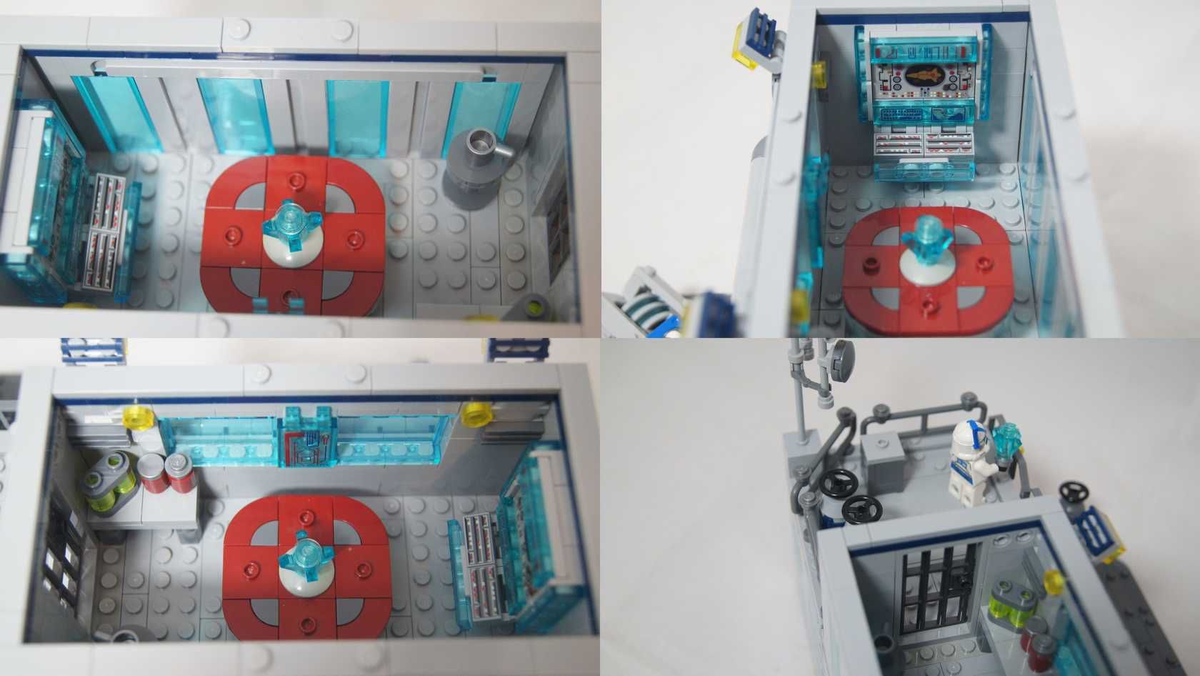 Lego Star Wars MOC baza hangar klonów 501 legionu figurki clone