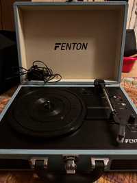 Gramofon w walizce RP115 Fenton niebieski