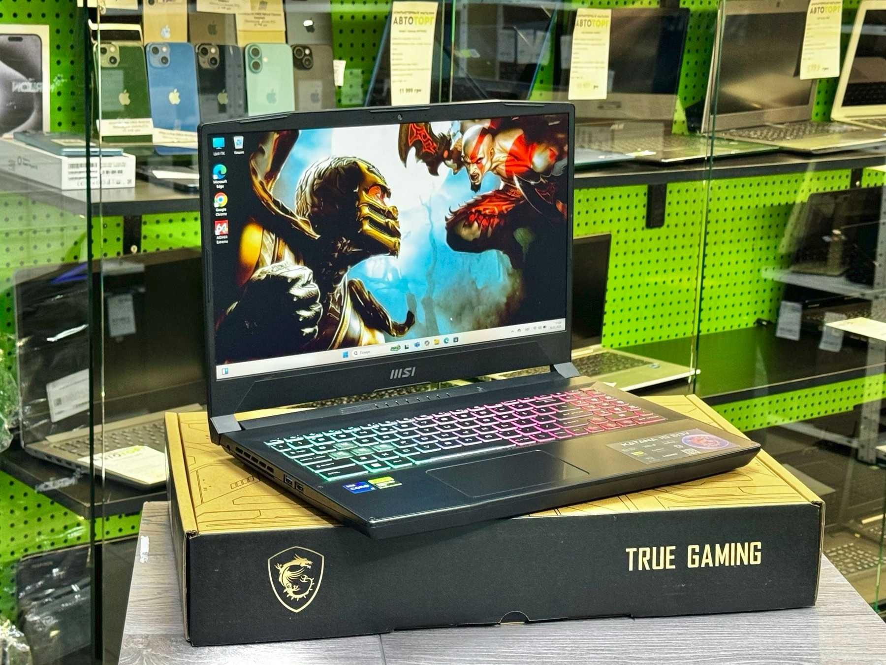 Msi Katana ігровий ноутбук / Intel i7-13620H / RTX 4070 / Гарантія