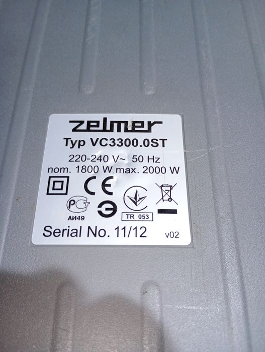 ZEIMER VC3300 пилосос,запчастини