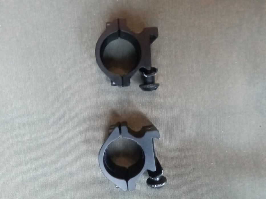 Dwuczesciowy montaz optyki 30mm na szyne RIS (niski)