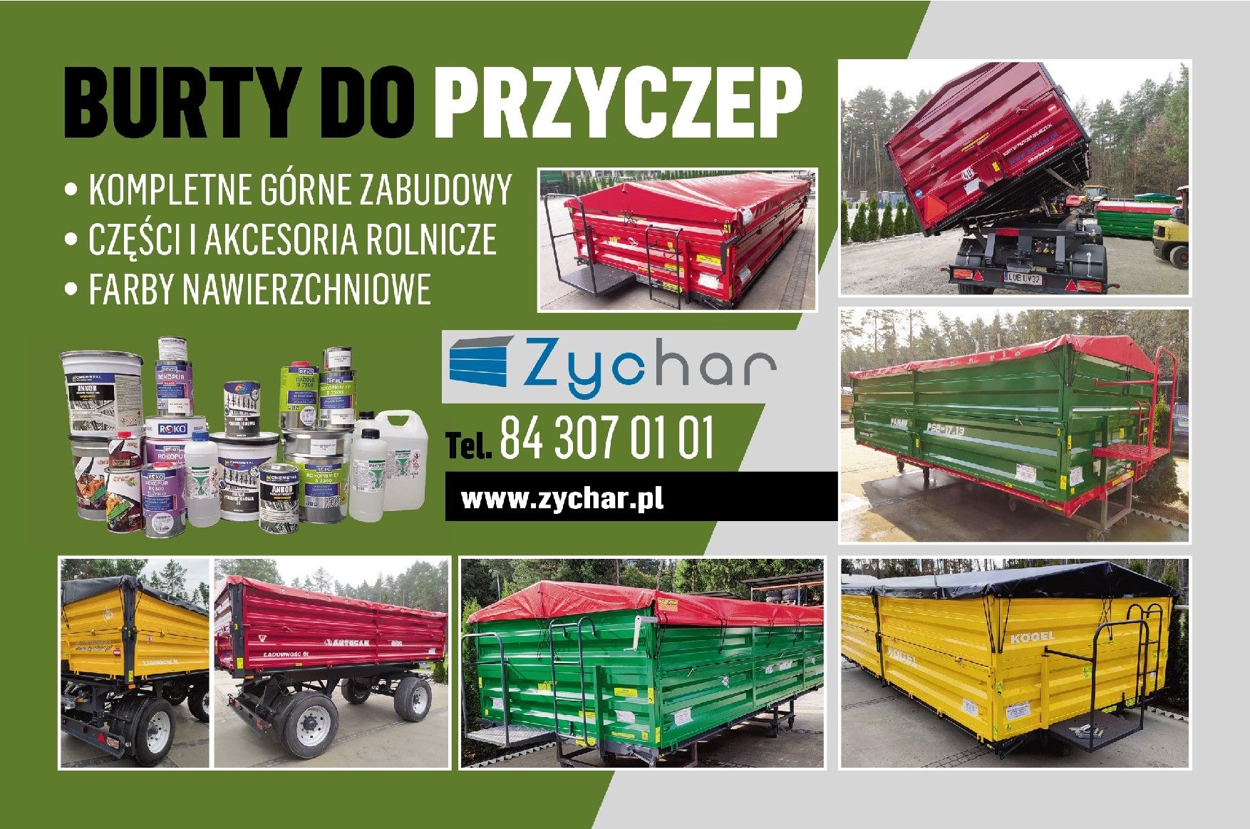 Komplet burt do przyczepy Autosan D35 - PRODUCENT